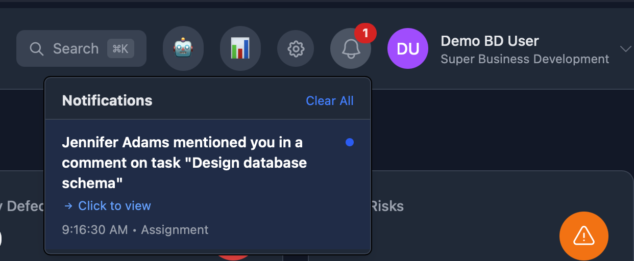 Real-Time Notifications